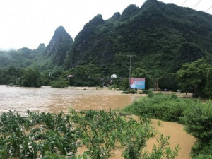 Mưa lớn, nhiều nơi ở Lạng Sơn, Bắc Giang, Quảng Ninh chìm trong biển nước