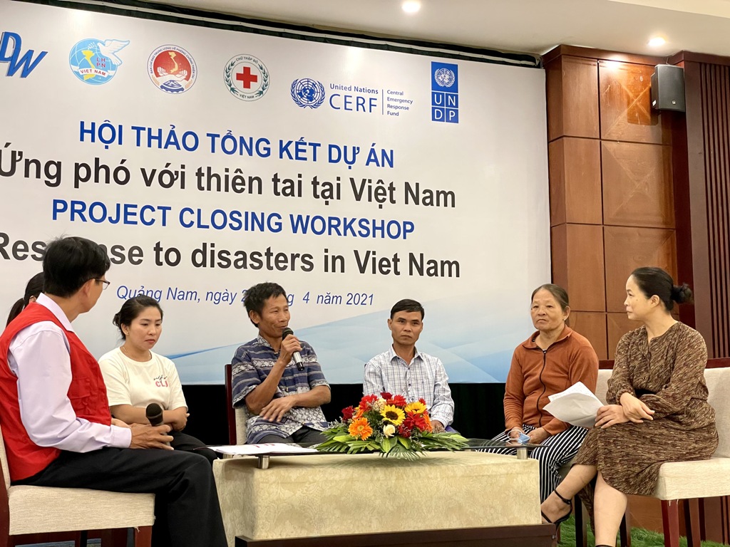 UNDP tổ chức hội thảo tổng kết dự án “Ứng phó với thiên tai ở Việt Nam” tại tỉnh Quảng Nam.