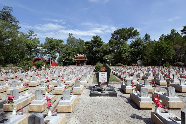 Nghĩa trang Liệt sĩ Quốc gia Trường Sơn là nơi yên nghỉ của hàng ngàn Anh hùng liệt sĩ.