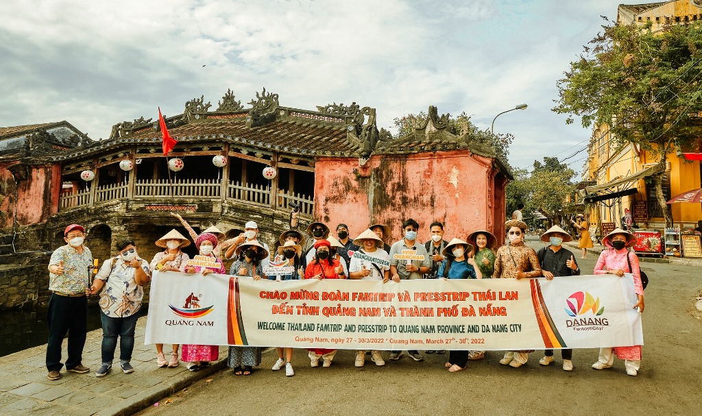 Các đoàn famtrip, presstrip Thái Lan đến khảo sát, trải nghiệm du lịch Quảng Nam (ảnh Hồ Thu)