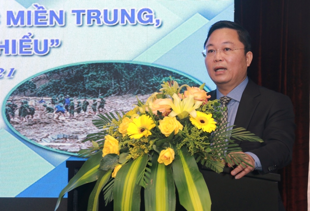 Chủ tịch UBND tỉnh Quảng Nam Lê Trí Thanh phát biểu tại Hội thảo