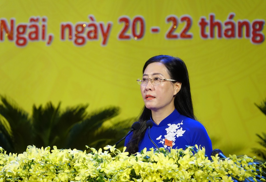 Bà Bùi Thị Quỳnh Vân tái cử Bí thư Tỉnh uỷ Quảng Ngãi