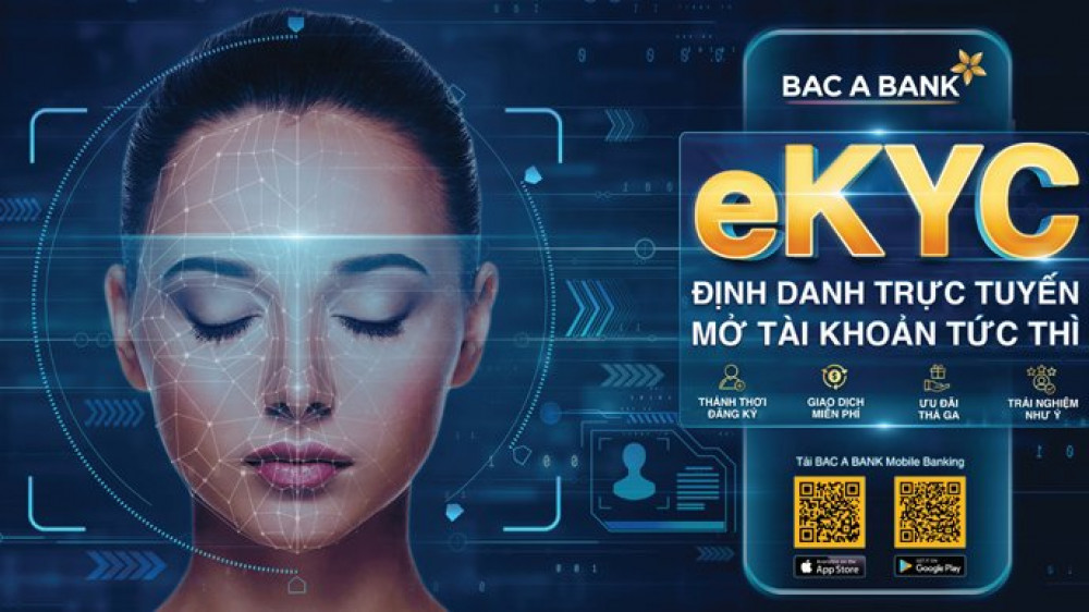 BAC A BANK chính thức ra mắt giải pháp định danh điện tử - eKYC trên Mobile Banking
