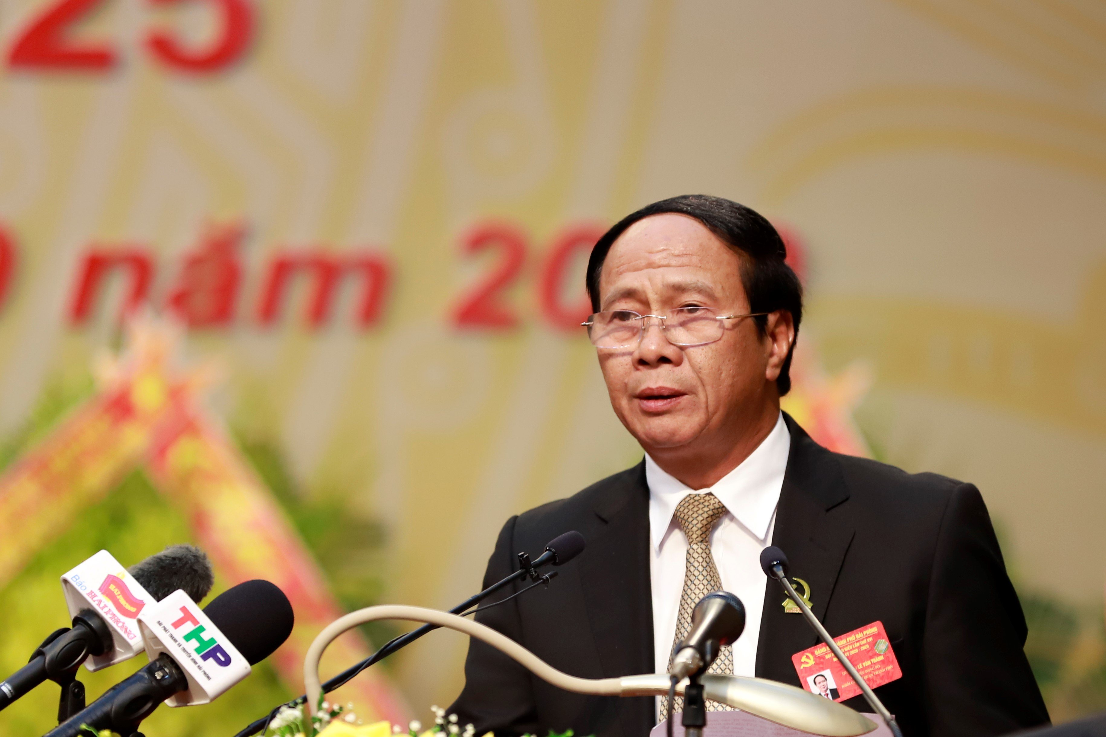 Ông Lê Văn Thành tái đắc cử Bí thư Thành uỷ Hải Phòng khoá XVI, nhiệm kỳ 2020 – 2025.