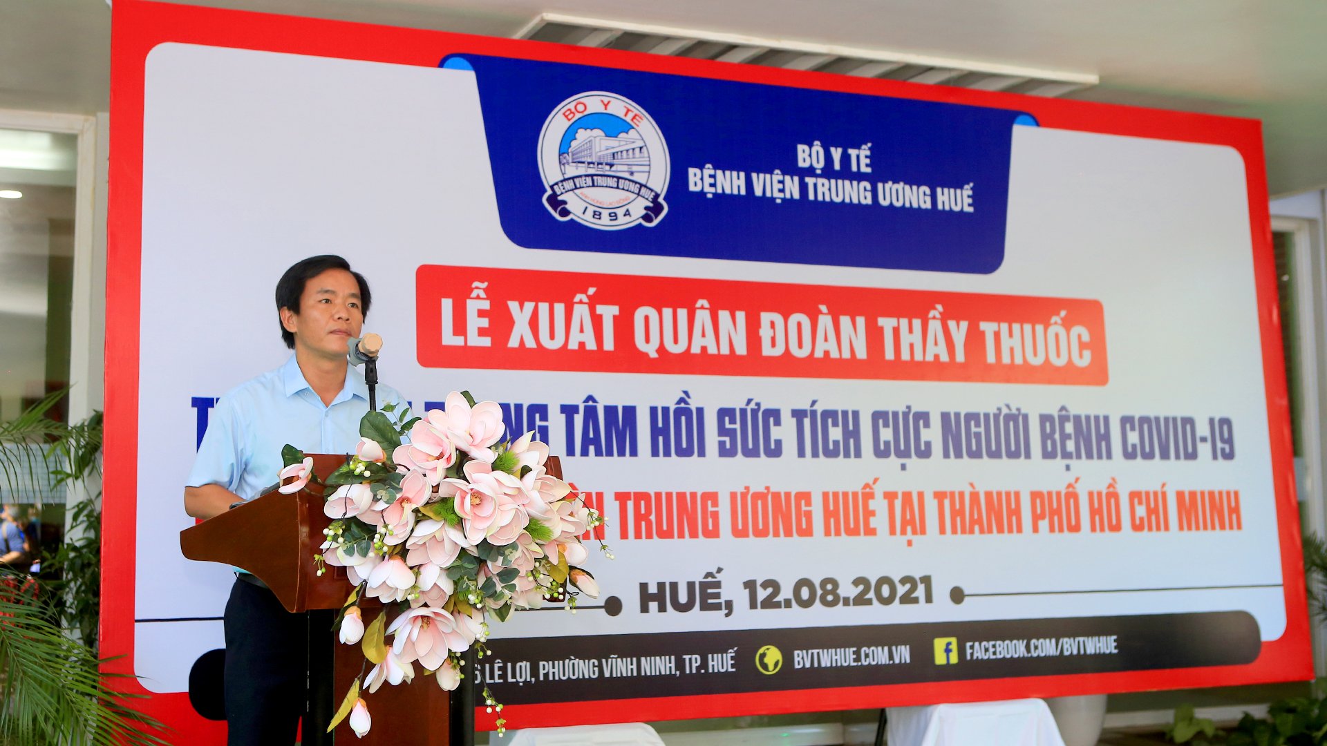 Ông Nguyễn Văn Phương - Chủ tịch UBND tỉnh Thừa Thiên - Huế phát biểu tại buổi lễ.