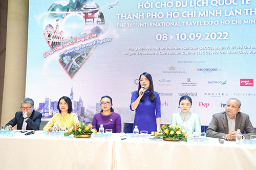Đại diện Ban tổ chức thông tin hội chợ Du lịch Quốc tế TP. Hồ Chí Minh lần thứ 16 (ITE HCMC 2022) sẽ diễn ra trong tháng 9 sắp tới.