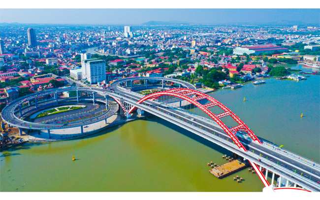 5 năm tới (2021-2015) TP. Hải Phòng sẽ triển khai đầu tư xây dựng các công trình cầu đường bộ và các công trình kết cấu hạ tầng giao thông.