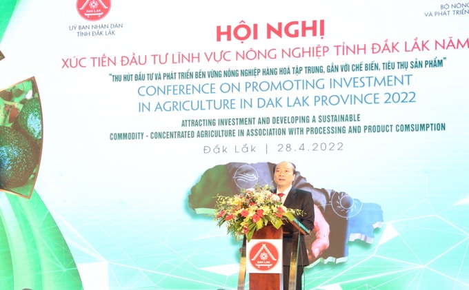 ct-đl.Ông Phạm Ngọc Nghị – Chủ tịch UBND tỉnh Đắk Lắk phát biểu tại Hội nghị