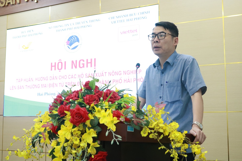 ông Lê Văn Kiên, Phó Giám đốc Sở TT&TT Hải Phòng