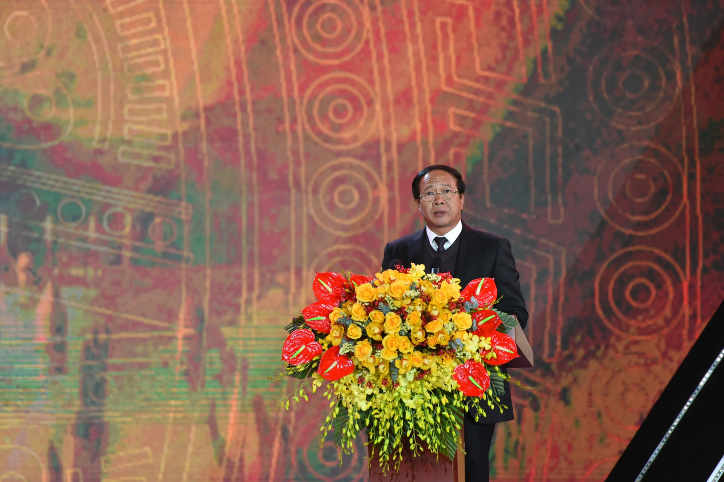 Bí thư TP Hải Phòng Lê Văn Thành phát biểu tại buổi lễ.
