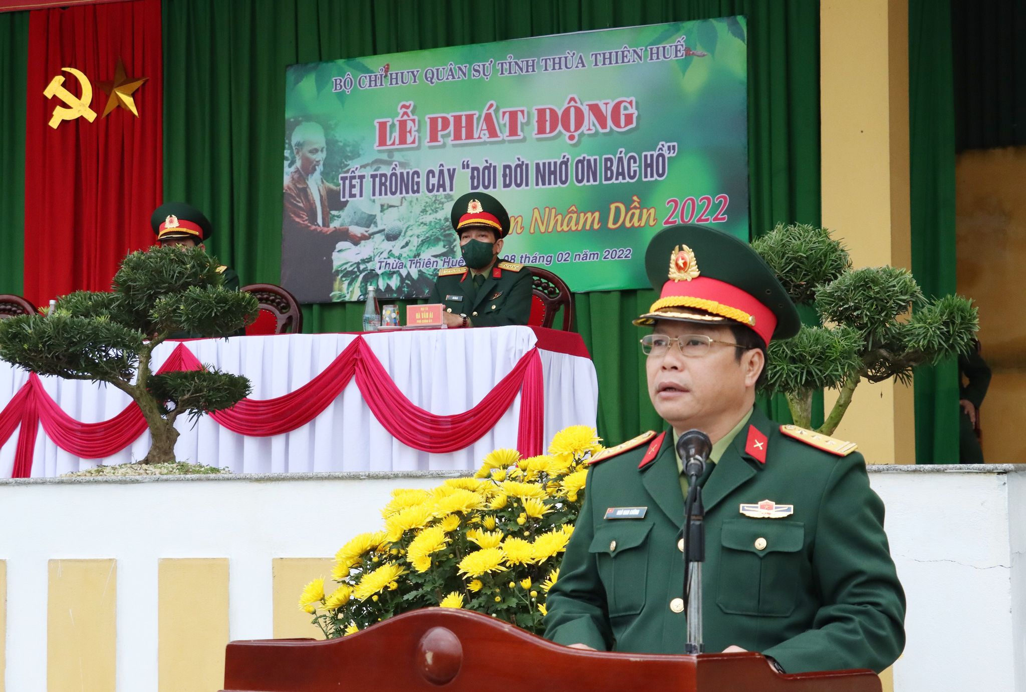 Bộ Chỉ huy Quân sự tỉnh Thừa Thiên - Huế phát động “Tết trồng cây đời đời nhớ ơn Bác Hồ”.