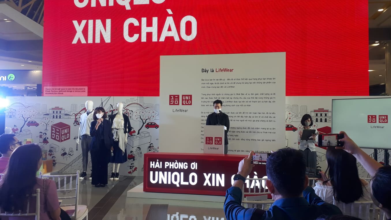 Pháp Luật Plus  UNIQLO sắp khai trương cửa hàng tại Aeon Mall Hải Phòng