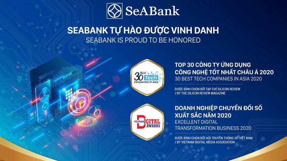 SeABank vinh dự nhận giải thưởng chuyển đổi số Việt Nam