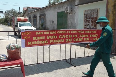Công an huyện Phú Lộc (Thừa Thiên - Huế) khởi tố vụ án làm lây lan dịch bệnh truyền nhiễm nguy hiểm cho người xảy ra tại thôn Phước Hưng.