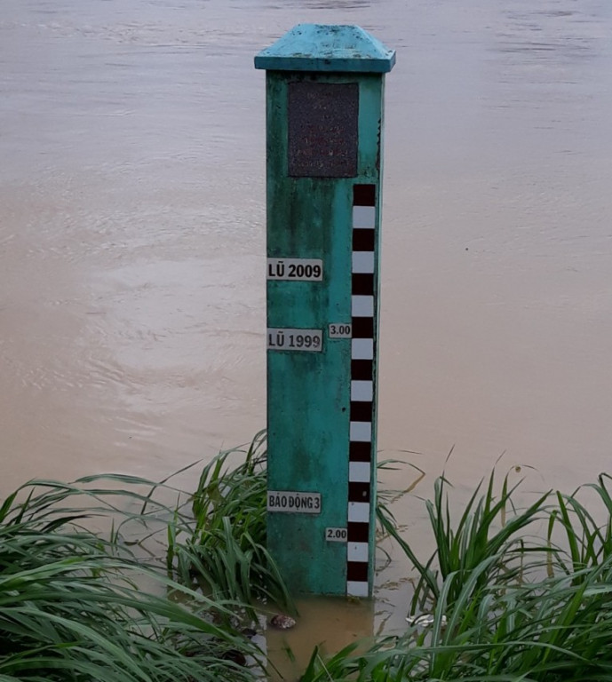 Hiện nay mực nước các sông trên địa bàn Quảng Nam đang lên lại
