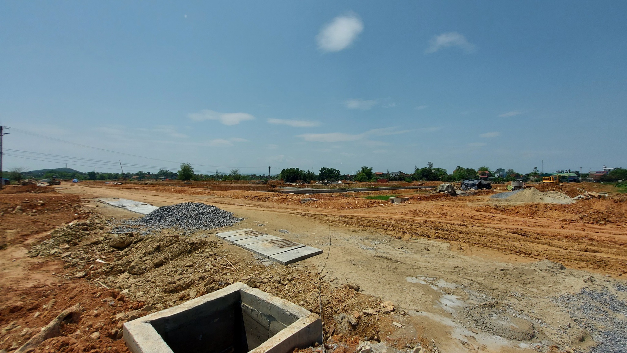 Khu vực quy hoạch đất ở vừa bán đấu giá ở xã Lưu Sơn, huyện Đô Lương