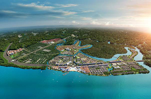 Tọa lạc ngay mặt tiền đường Hương Lộ 2, Khu đô thị sinh thái thông minh Aqua City có quy mô gần 1.000ha, được qui hoạch đến 70% diện tích cho mảng xanh, hạ tầng giao thông và tiện ích nội khu hiện đại.