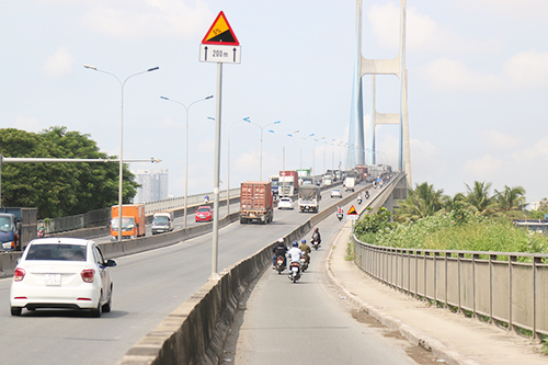 Một phần dự án đường dẫn kết nối cầu Phú Mỹ 