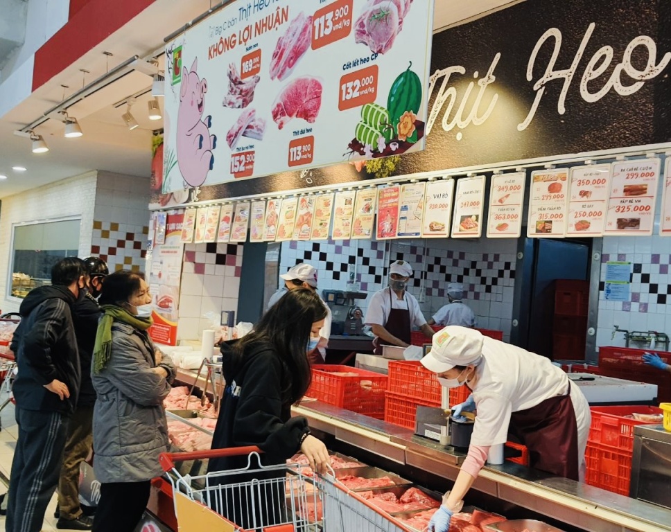 Central Retail áp dụng chương trình bán thịt lợn tươi không lợi nhuận 