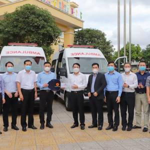 Hải Phòng, Thái Bình tiếp nhận xe cứu thương từ Tập đoàn Dầu khí Việt Nam
