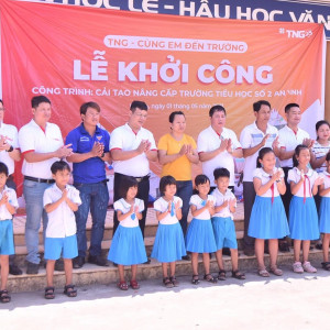 Tập đoàn TNG tài trợ gần 1 tỷ đồng nâng cấp điểm trường tại huyện đảo Lý Sơn