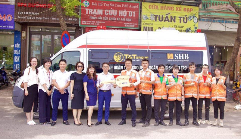 T&T Group và SHB tặng xe cứu thương cho FAS Angel Hà Nội