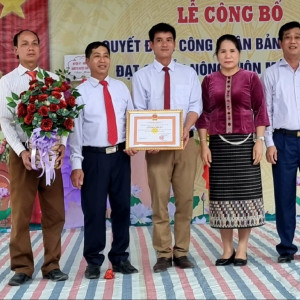 Hai bản Thái ở Con Cuông được công nhận đạt chuẩn nông thôn mới