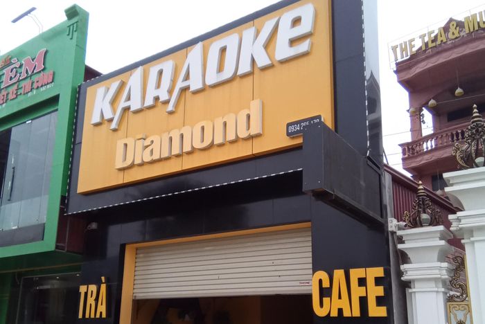 Quán karaoke, nơi xảy ra sự việc. Ảnh: An Ninh Hải Phòng.