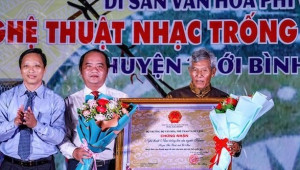 Cà Mau công bố Danh mục di sản phi vật thể Nhạc Trống lớn của người Khmer