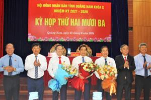 Quảng Nam công bố các quyết định về công tác cán bộ chủ chốt của tỉnh