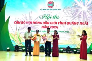 Bình Sơn giành giải Nhì Hội thi cán bộ Hội Nông dân giỏi tỉnh Quảng Ngãi năm 2024