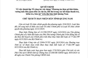 Quảng Nam tháo gỡ khó khăn, vướng mắc liên quan đến các dự án, đất đai