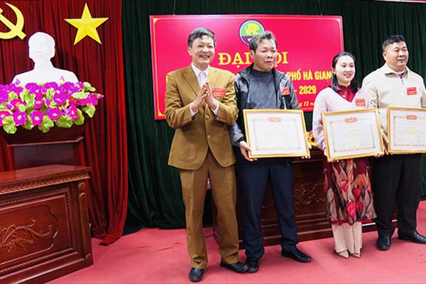 Đại hội đại biểu Hội Làm vườn thành phố Hà Giang lần thứ V, nhiệm kỳ 2024 - 2029