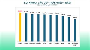 Quỹ đầu tư trái phiếu PVBF của PVCB Capital tiếp tục duy trì đà tăng trưởng