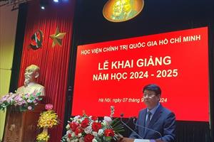 Học viện Chính trị quốc gia Hồ Chí Minh khai giảng năm học 2024-2025