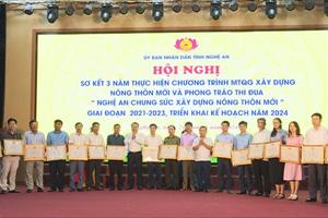 Nghệ An: Sơ kết 3 năm thực hiện chương trình MTQG xây dựng nông thôn mới