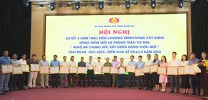 Nghệ An sơ kết 3 năm thực hiện Chương trình MTQG xây dựng nông thôn mới