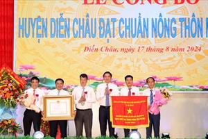 Huyện Diễn Châu đạt chuẩn nông thôn mới