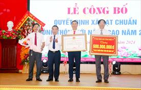 Xã Nghi Phong đạt chuẩn nông thôn mới nâng cao