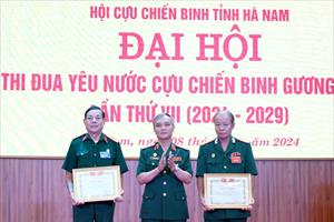 Đại hội thi đua yêu nước “Cựu chiến binh gương mẫu” tỉnh Hà Nam lần thứ VII