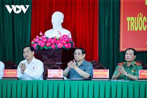 Thủ tướng Phạm Minh Chính tiếp xúc cử tri Thành phố Cần Thơ trước kỳ họp thứ 7