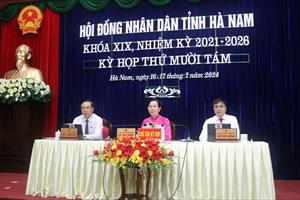 Hà Nam khai mạc Kỳ họp HĐND thứ 18