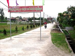 Huyện Hưng Hà đạt chuẩn nông thôn mới