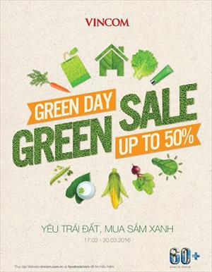 Lễ hội XANH “Green Day – Green Sale” tại Vincom