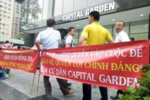 Chung cư Capital Garden: Bàn giao căn hộ khi chưa đủ điều kiện
