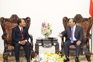 Thủ tướng tiếp Bộ trưởng Tư pháp Lào