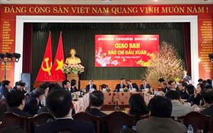 Giao ban báo chí đầu xuân Đinh Dậu 2017: Nhân rộng những điều tốt đẹp