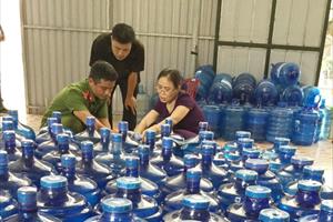 Hà Nam: Phát hiện nhiều sai phạm tại cơ sở nước đóng chai