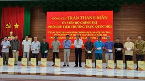 Phó Chủ tịch Thường trực Quốc hội Trần Thanh Mẫn thăm, tặng quà Tết tại Sóc Trăng