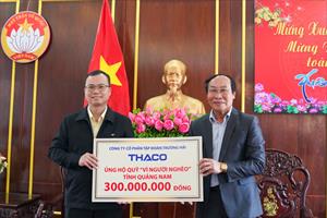 Hơn 20 tỷ đồng được THACO ủng hộ Quỹ Vì người nghèo đón Tết Quý Mão năm 2023